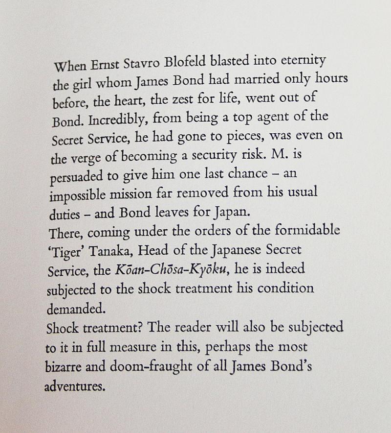 One of The Most Famous 20th Century Writers in The World. James Bond Ist Edition