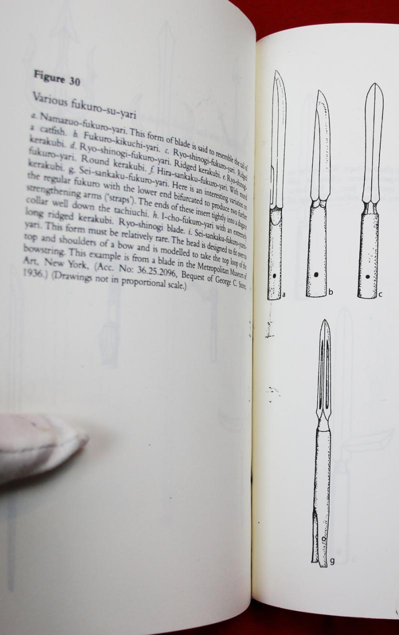 Early Samurai 袋槍 Fukuro-Yari, Helmet & Armour Piercing Grade Samurai Lance Of Incredible Power, Circa 1336 to 1500. Triple Equilateral Graduating Blade with Red Lacquer Decorated Horimono Bo-Hi To Each Blade Face & Complete With Its Original Pole Haft