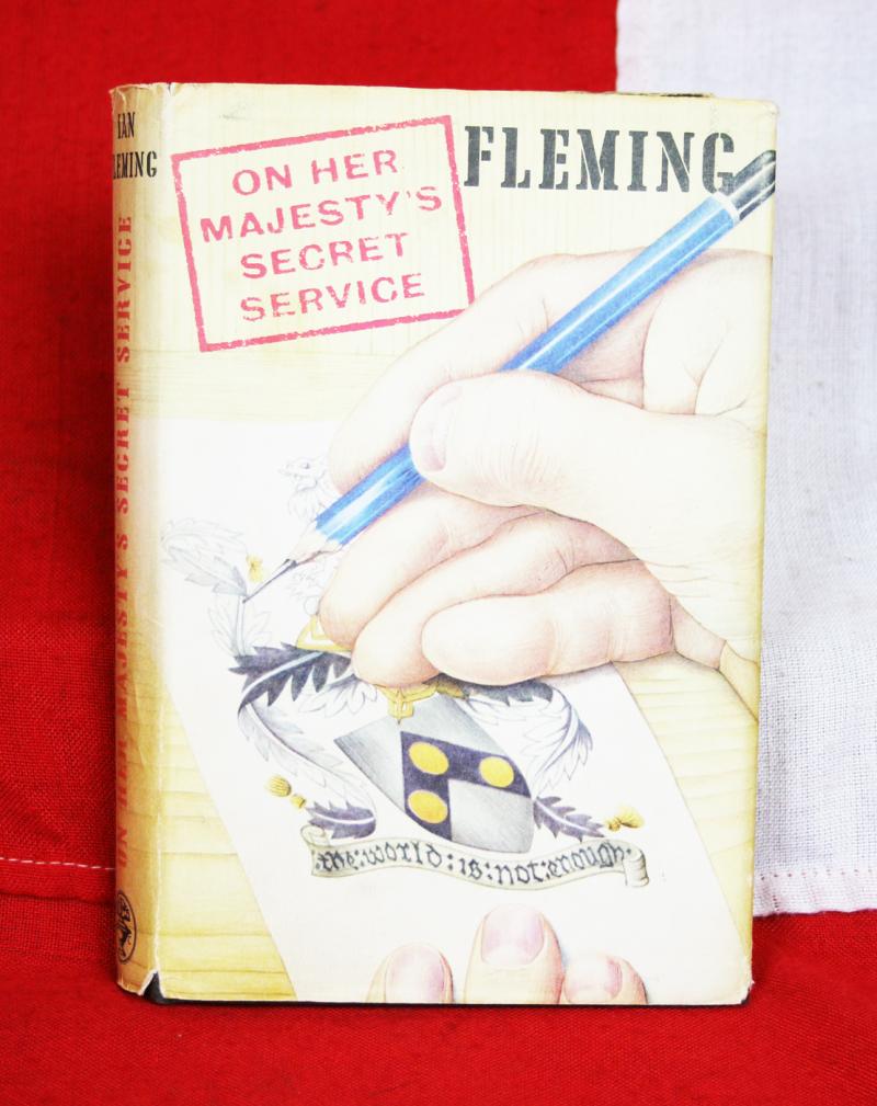 1st Edition James Bond, On Her Majesty's Secret Service, by Ian Fleming. Part of The ‘Blofeld’ Sequence. The Most Infamous Villain In The James Bond Canon. Written By Fleming at ‘Goldeneye’ Whilst Sean Connery Was Filming His First Bond, “Dr. No” Nearby