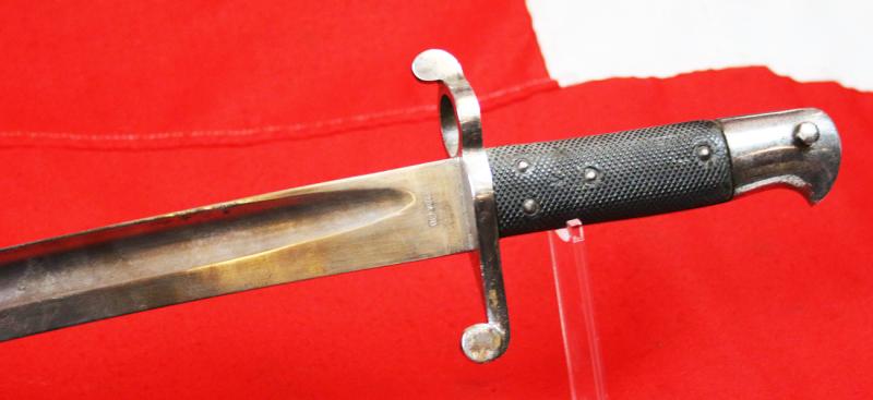 Fabulous, Historical Service Issue 1856-8 Two Band Enfield Yataghan Sword Bayonet Used With P1853 Enfield Rifles In The Indian Mutiny, The Opium War in China, The American Civil War, 1861-65 & The Japanese Boshin War & The Satsuma Rebellion