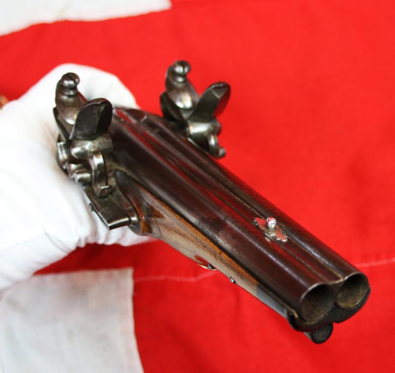 A Simply Stunning Quality 18th Century Pair of Double Barrelled Side By Side Flintlock Pistols, Most Often The Preserve of Generals During The American Revolutionary War in the 1770’s, and Generals Into the Napoleonic Period