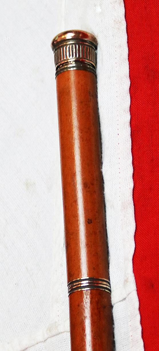 A Beautiful Victorian Hidden Gadget System Cane, Known As the Toulouse-Lautrec Cane. In Carved Mallacca Wood