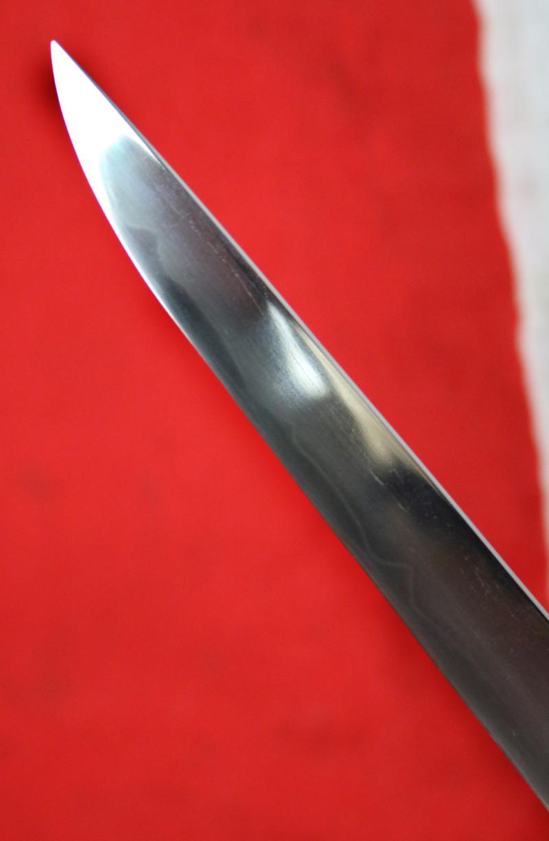 A Most Superb And Rare Early Koto Period Shikome-Tessen, with Fine Quality Concealed Blade Bearing a Stunning Hamon & Hada A Hidden High Ranking Samurai's, {Such as a Daimyo, or Kumigashira 組 頭} Samurai Tanto War Fan, Called a Shikome-Tessen