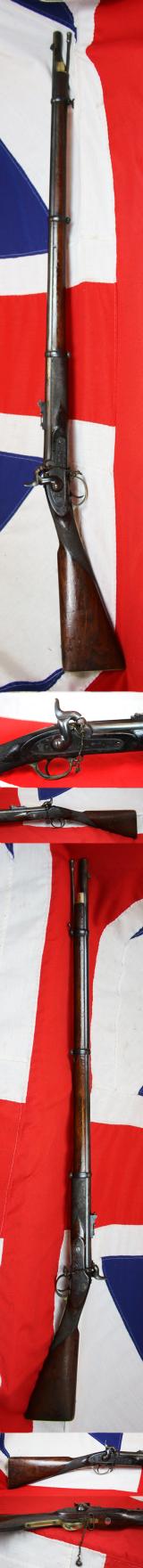 An Original Superb 1853 Three Band Enfield Pattern Rifle Made in the 'Tower Of London' Armoury. Issued For the British Infantry for Service In The Crimean War in Russia, In 1855. Used Later In The Indian Mutiny & Potentially in The US Civil War & Japan