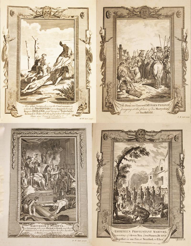 Foxe’s Book of Martyrs, By John Foxe, Originally Published in 1563, Under the Title Actes and Monuments, This New and Complete Book Of Martyrs, or, An Universal History of Martydom. Circa 1750