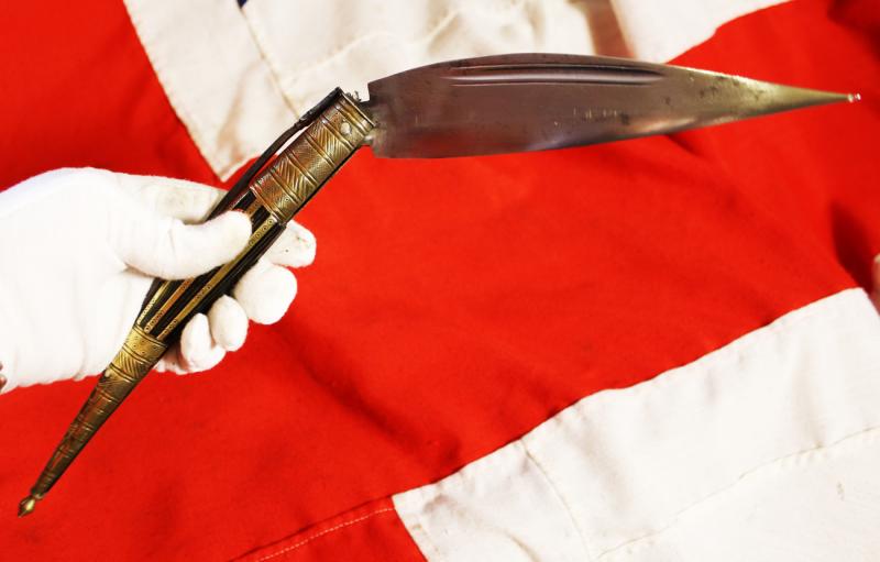 Exceptional Early 19th Century Navaja Folding Knife From Albacete. Of the Spanish Guerrilleros Who Faught Napoleon During His Invasion Of Spain In The Peninsular War. As Used In The Dos de Mayo Uprising, Madrid, Spain,1808. Against Napoleon's Occupation