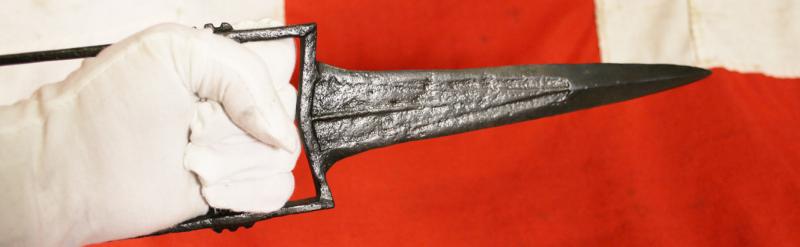 An Early, Historical and Fine, Original, Moghul Empire Katar. As With Most Of The Fine, Surviving, Early Katar It Has an Armour Piercing Blade. Made and Used From the Time Of Moghul Emperor Shah Jahan in the 17th Century