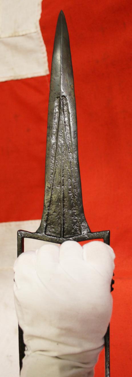 An Early, Historical and Fine, Original, Moghul Empire Katar. As With Most Of The Fine, Surviving, Early Katar It Has an Armour Piercing Blade. Made and Used From the Time Of Moghul Emperor Shah Jahan in the 17th Century