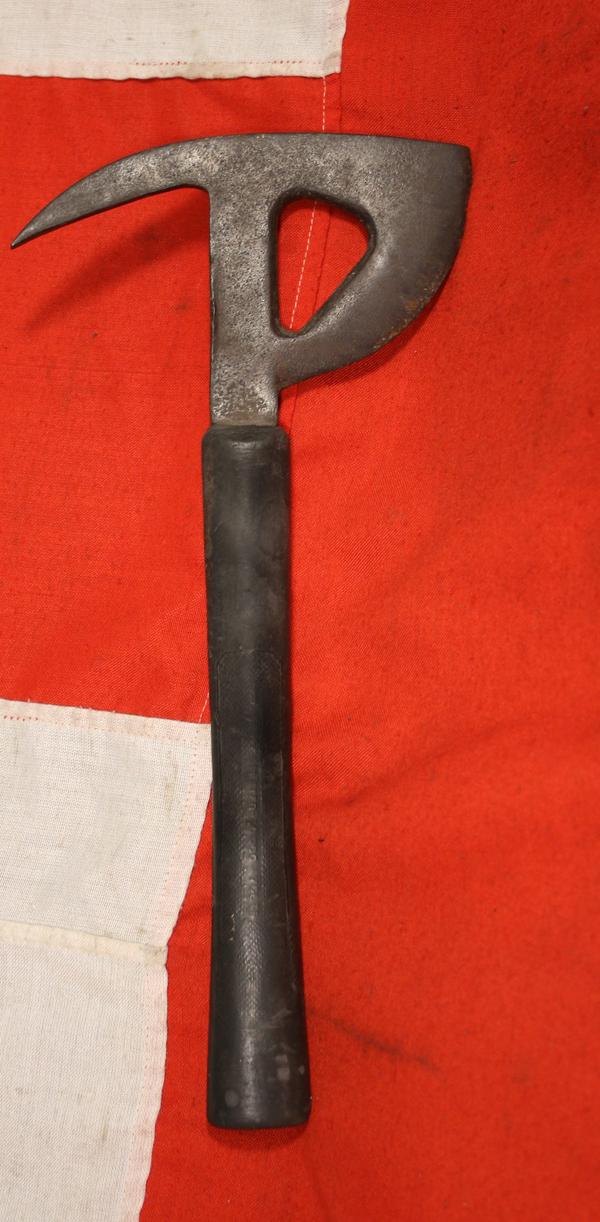 An Original WW2 British RAF Crash Axe With Insulated To 20,000 Volts Rubber Handle. Operation Market Garden Period Service