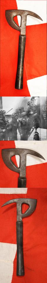 An Original WW2 British RAF Crash Axe With Insulated To 20,000 Volts Rubber Handle
