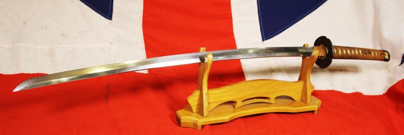 A Most Impressive & Beautiful Bladed Antique Shinto Period, Edo Era Samurai Horseman's Katana. All Original edo Period Koshirae & Kanieye School Iron Mokko Tsuba