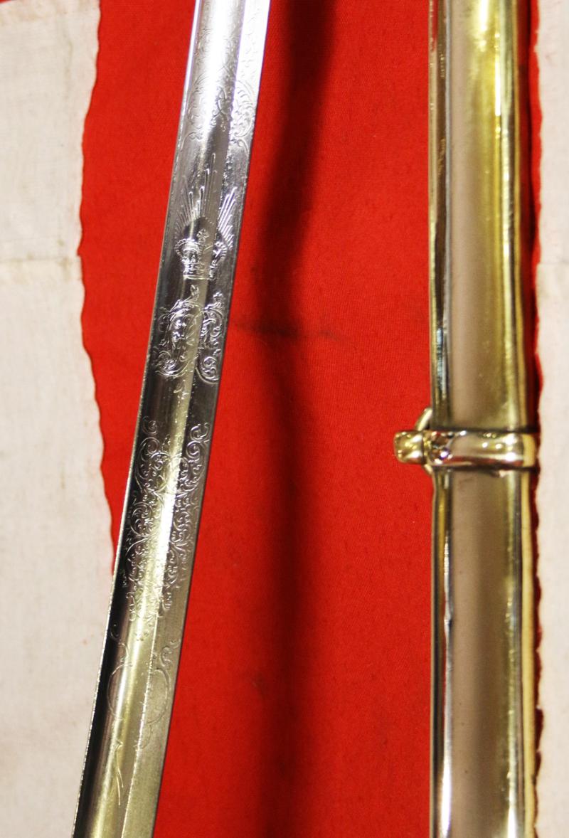 A Beautiful and Good Example, of An Original, Zulu War Sabre, An 1822/45 Pattern British Infantry Officer's Sword, of Field Rank, For Majors & Above, With Gothic Hilt and Queen Victoria's Cypher
