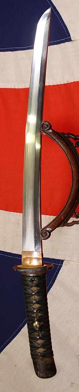A Very Attractive Late Koto To Early Shinto Period Wakazashi With All Its Original Shinto Edo Period Koshirae. Untouched For 150 Years Since Its Gifted Presentation in Japan 1870