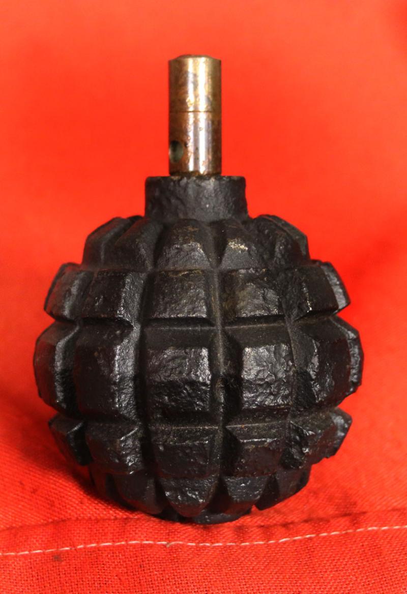An Original, Inert, Imperial German, WW1, Trench Fragmentation Grenade, The Kugelhandgranate Model 1915