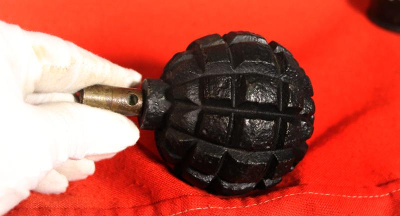 An Original, Inert, Imperial German, WW1, Trench Fragmentation Grenade, The Kugelhandgranate Model 1915