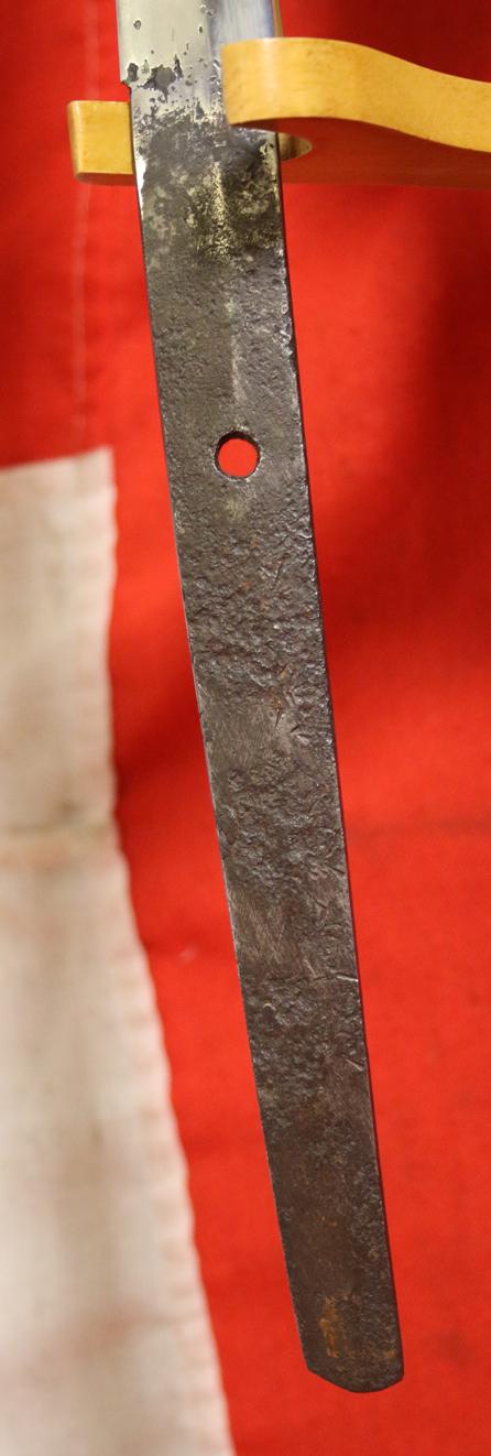 Attention To All Early Collectors of Original Japanese WW2 Officers Swords. An Incredible Bargain Just Arrived. A WW2 Japanese Officer's Sword Blade, Just in Today, Signed by Seki Ju Ishihara Kanenao Saku. This Sword Will Likely Not Be Available For long